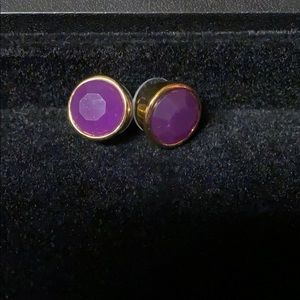 Kate Spade purple Gumdrop earrings
